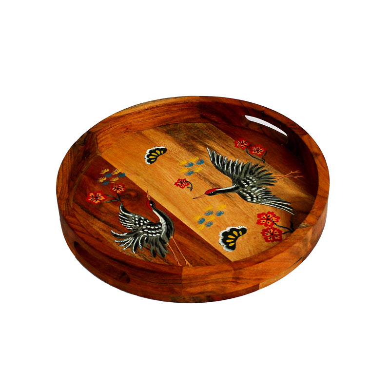 Timber Tales Hand Painted Tray