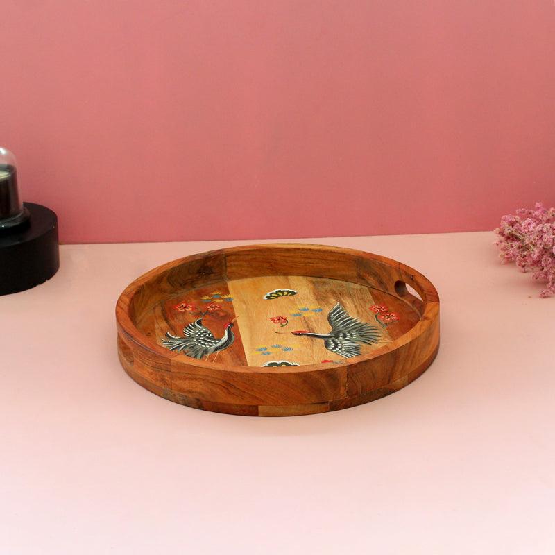 Timber Tales Hand Painted Tray