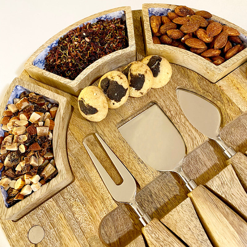 Timber Tales Exotic Cheese Platter Set