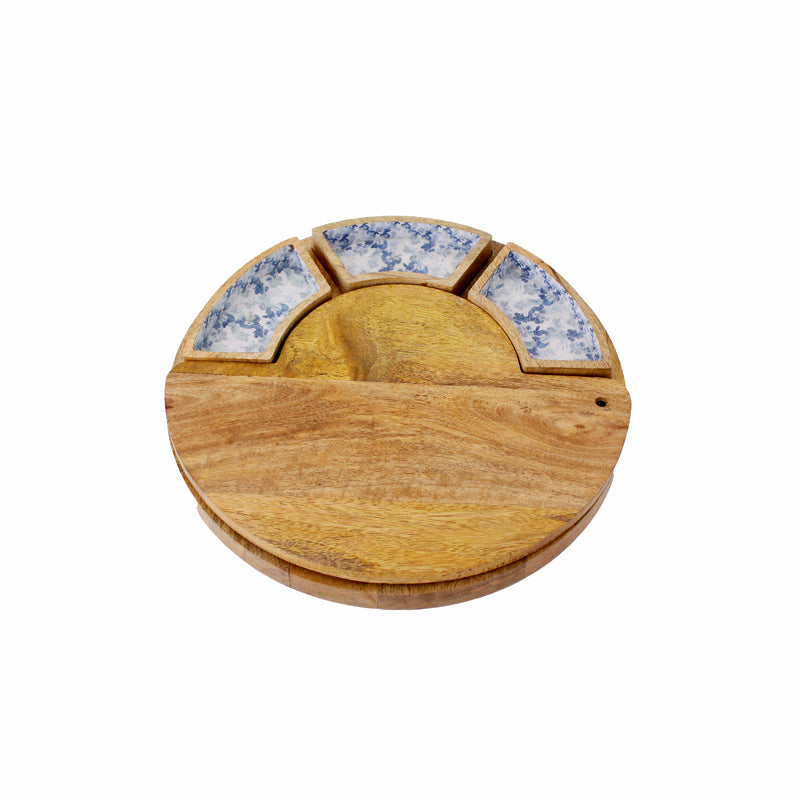 Timber Tales Exotic Cheese Platter Set