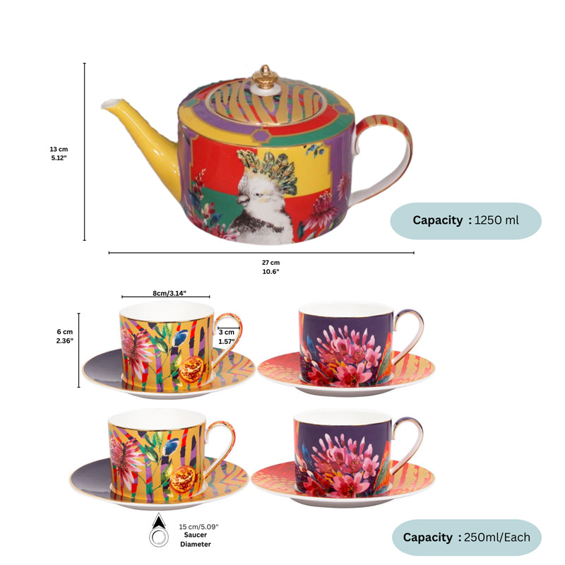 Wild Charm Assorted Tea Set