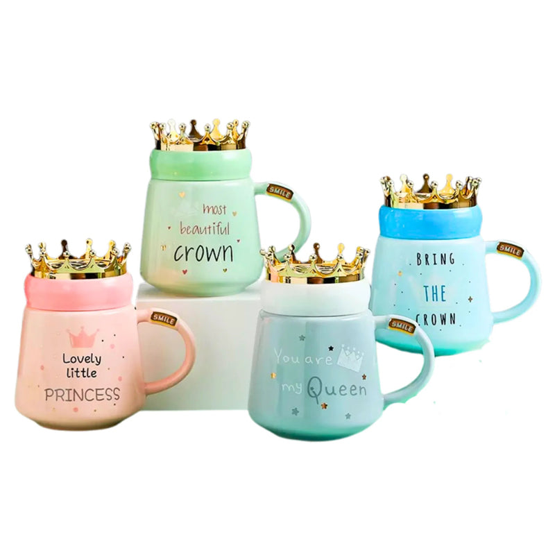 Where'S My Crown Mug Set of 4