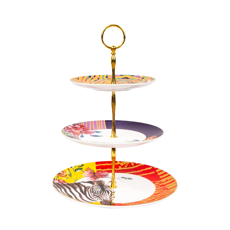 Wild Charm 3 Tier Cake Stand