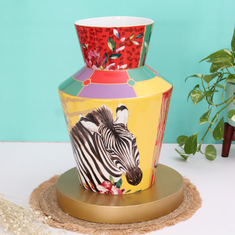 Zebra Vase