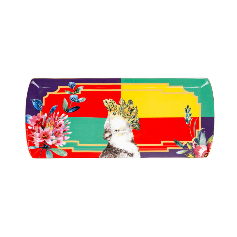 Wild Charm Parrot Tray