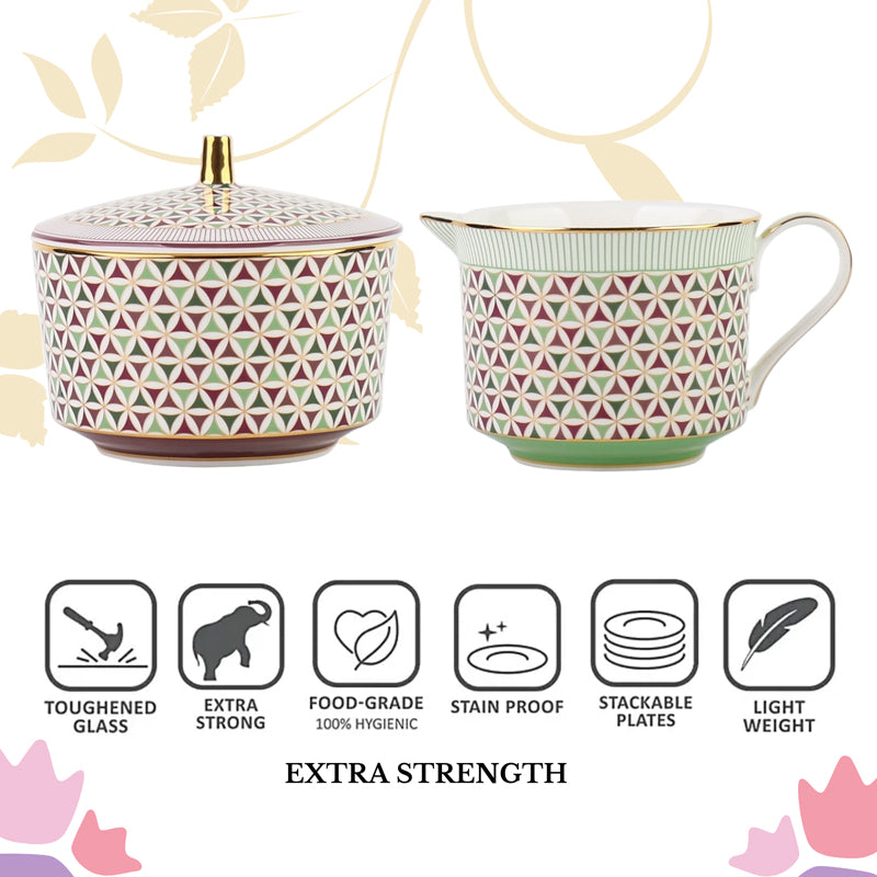 Sugar Bowl & Creamer Set