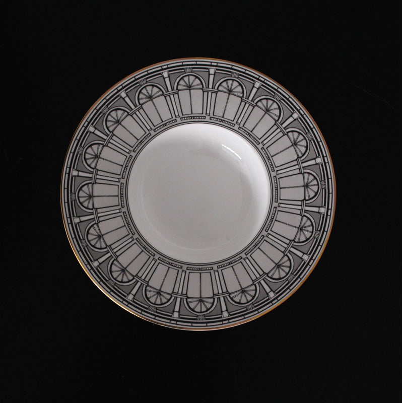 Roman Fine Bone China  Pasta Plate Set Of 2