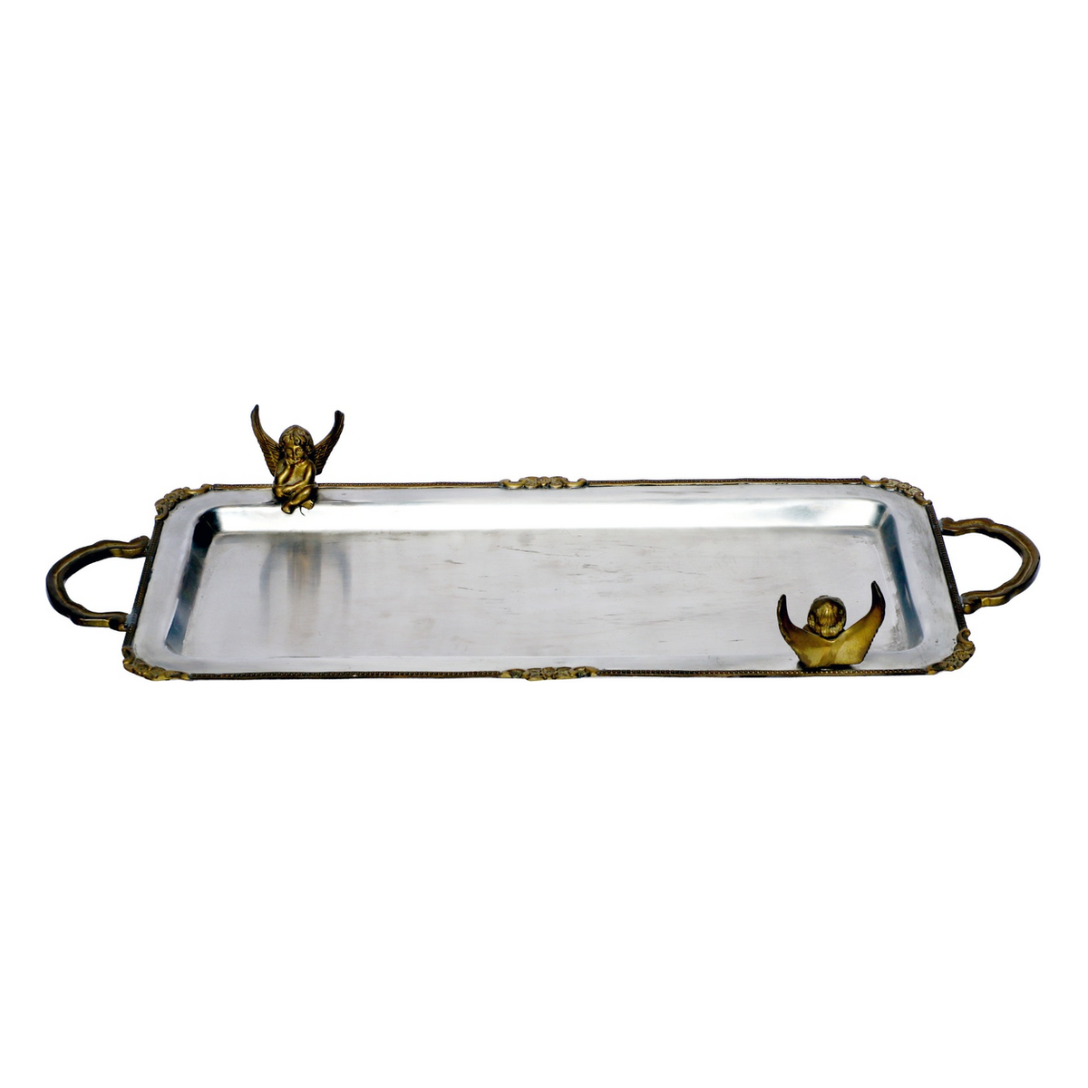 Izzhaar Angel Charm Metal Serving Tray