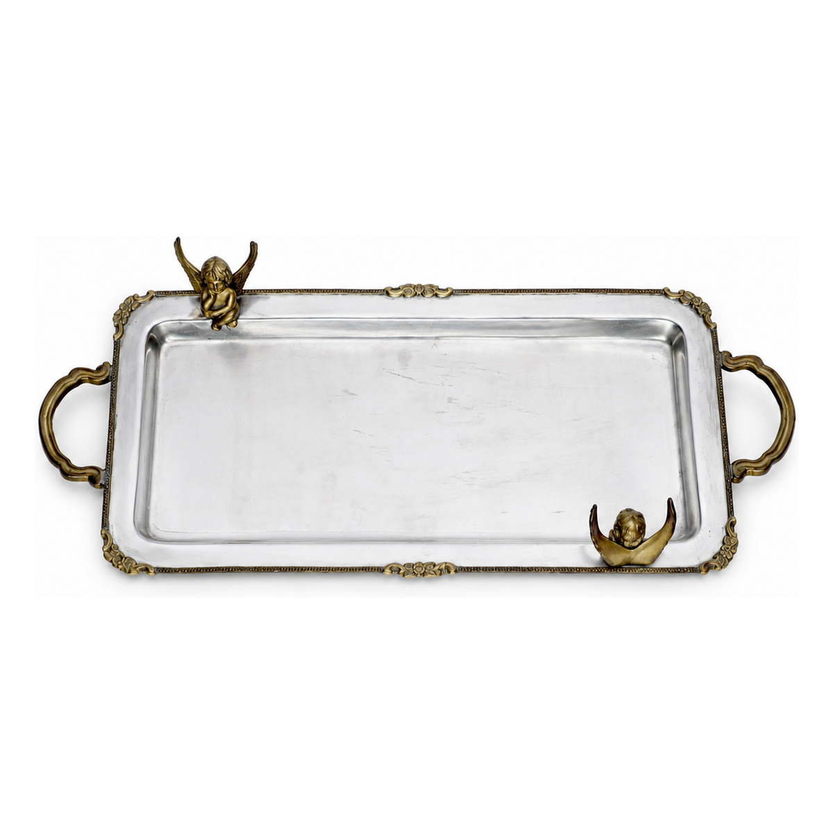 Izzhaar Angel Charm Metal Serving Tray
