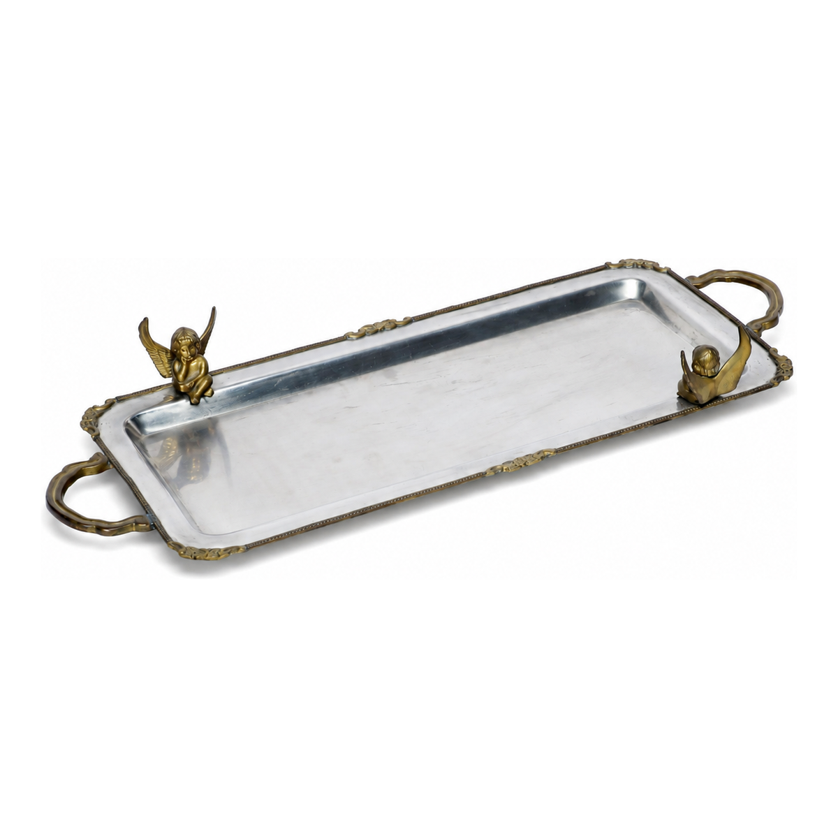 Izzhaar Angel Charm Metal Serving Tray