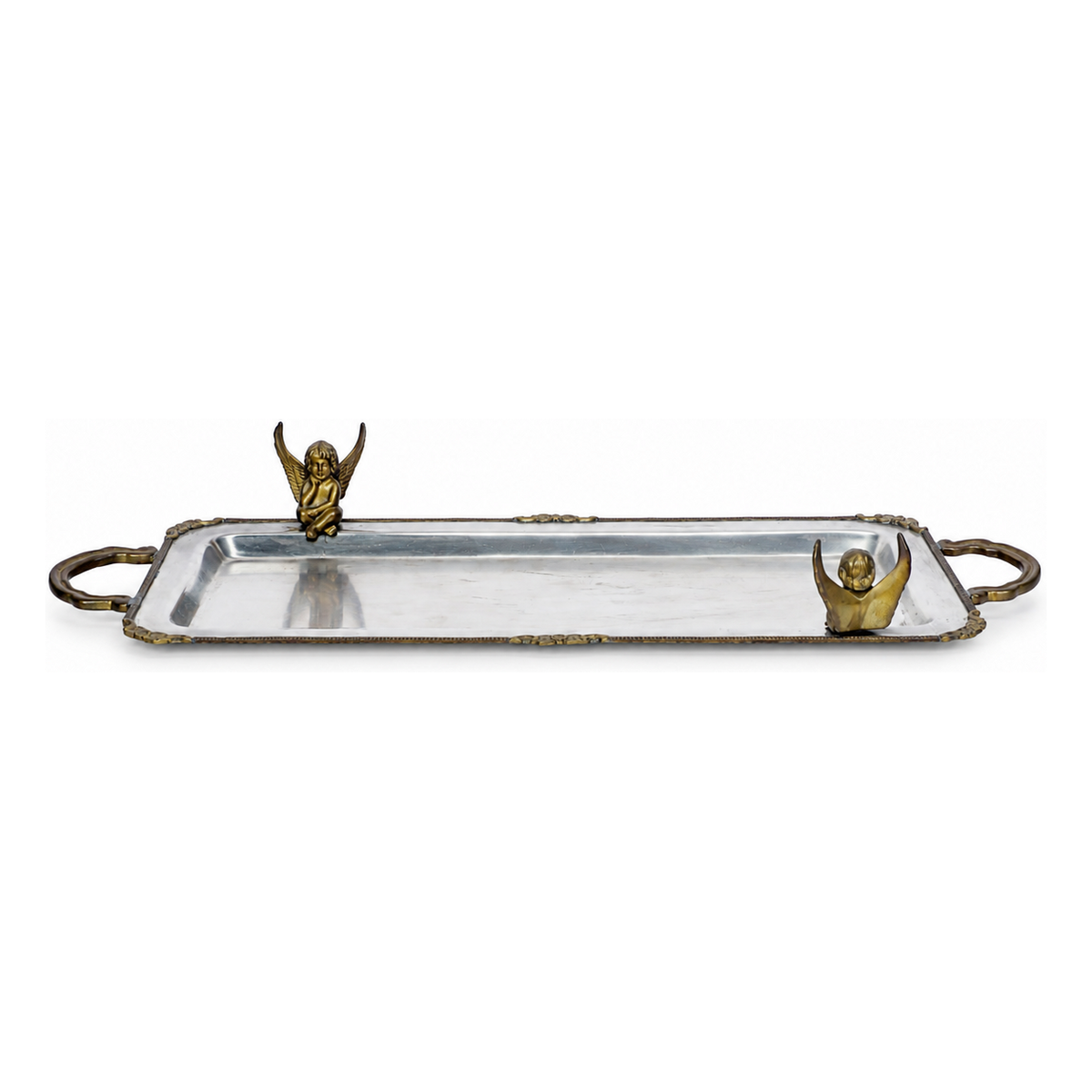 Izzhaar Angel Charm Metal Serving Tray
