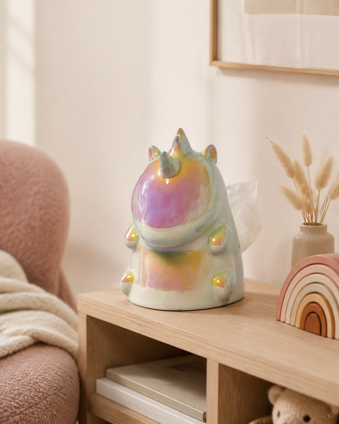 Izzhaar Magical Unicorn Ceramic Tissue Box Holder