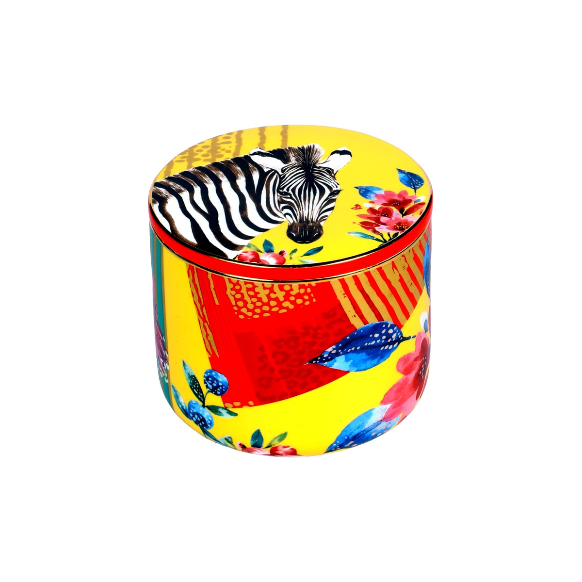 Izzhaar Wild Charm Summer Rose Candle Holder with Wax