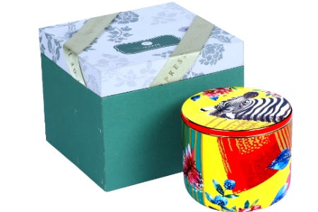 Izzhaar Wild Charm Summer Rose Candle Holder With Wax
