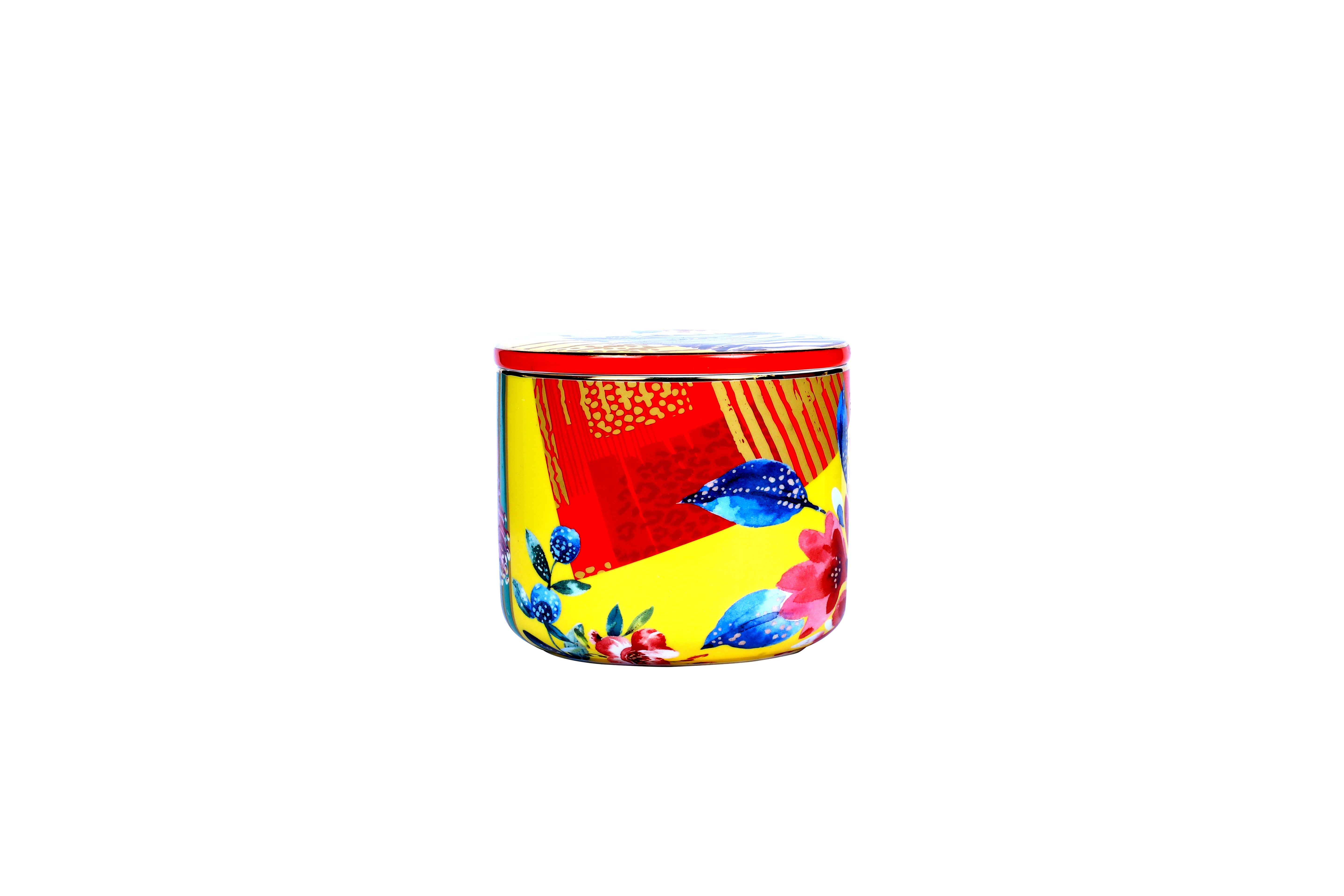 Izzhaar Wild Charm Summer Rose Candle Holder With Wax