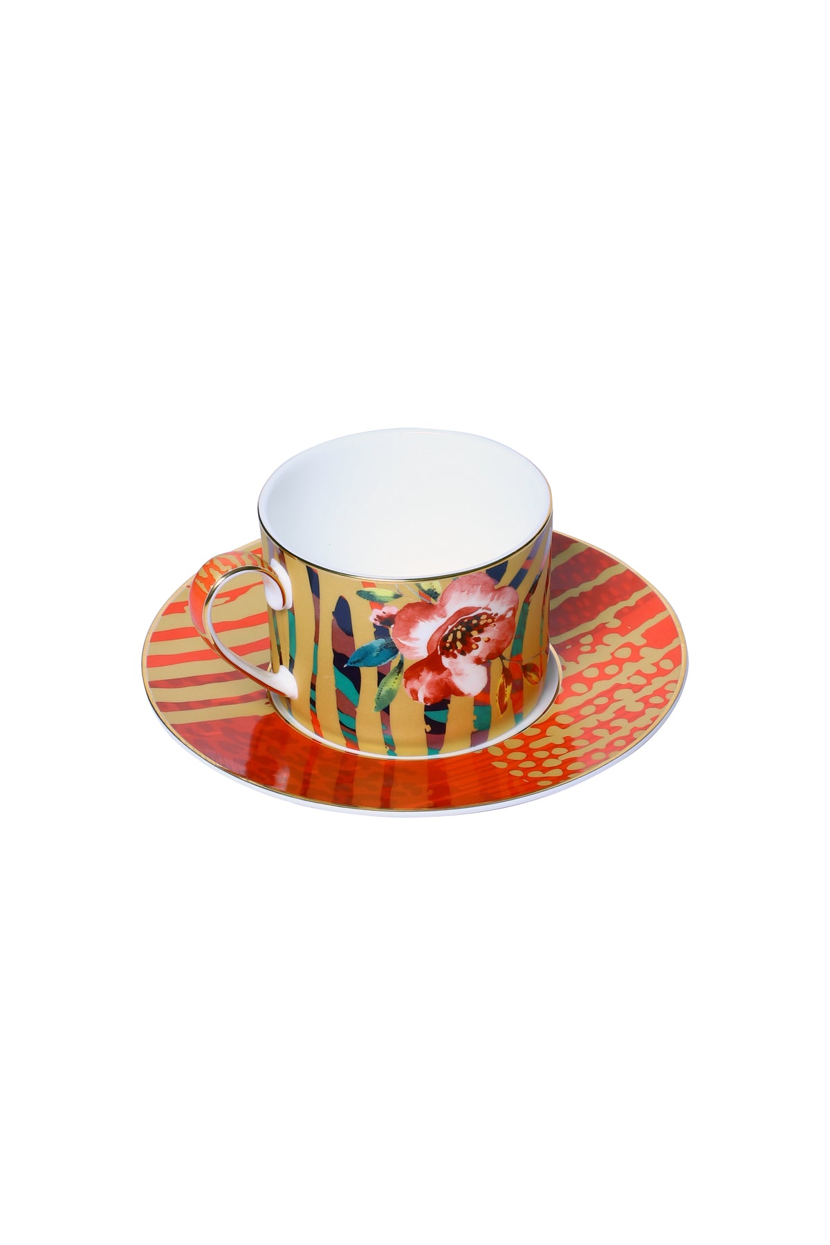 Izzhaar Wild Charm Cups & Saucers Set of 2