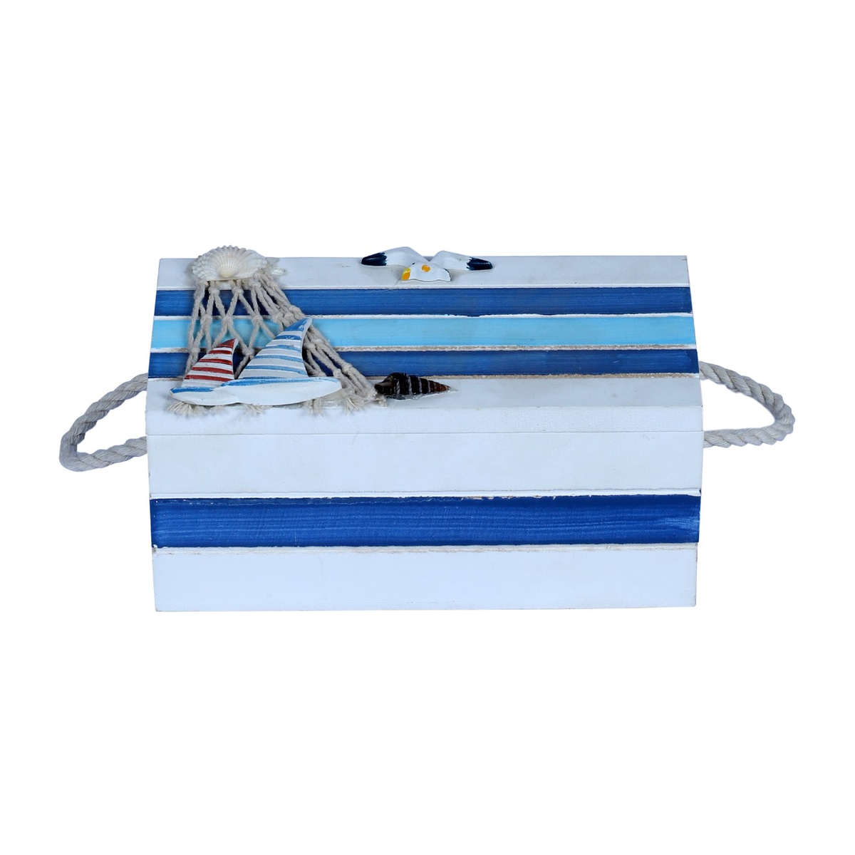Izzhaar Ocean Breeze Wooden Chest Set of 3