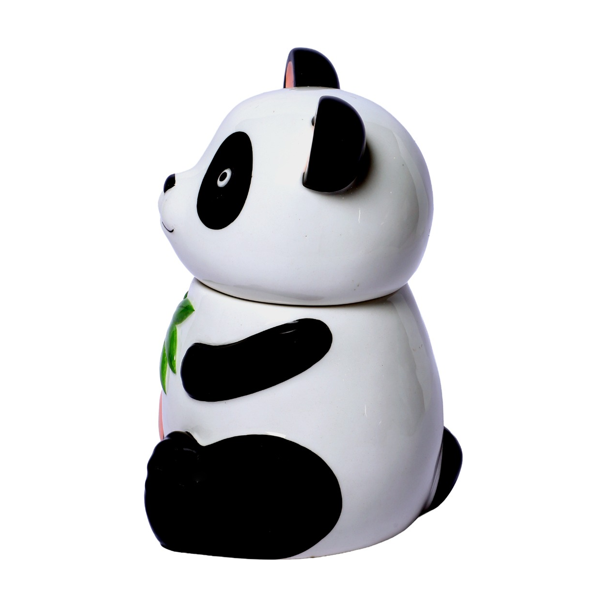 Izzhaar Panda Bamboo Ceramic Cookie Jar