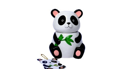 Izzhaar Panda Cookie Jar
