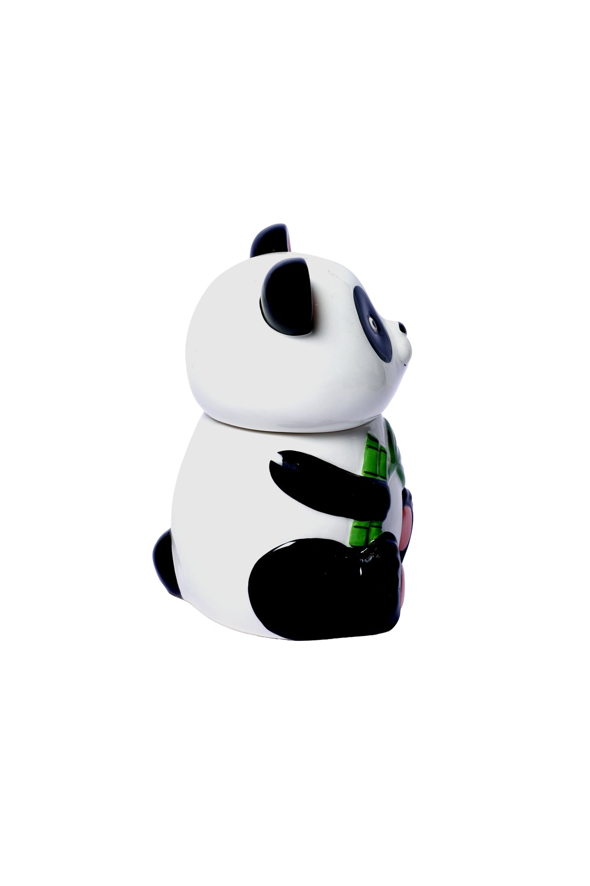 Izzhaar Panda Bamboo Ceramic Cookie Jar
