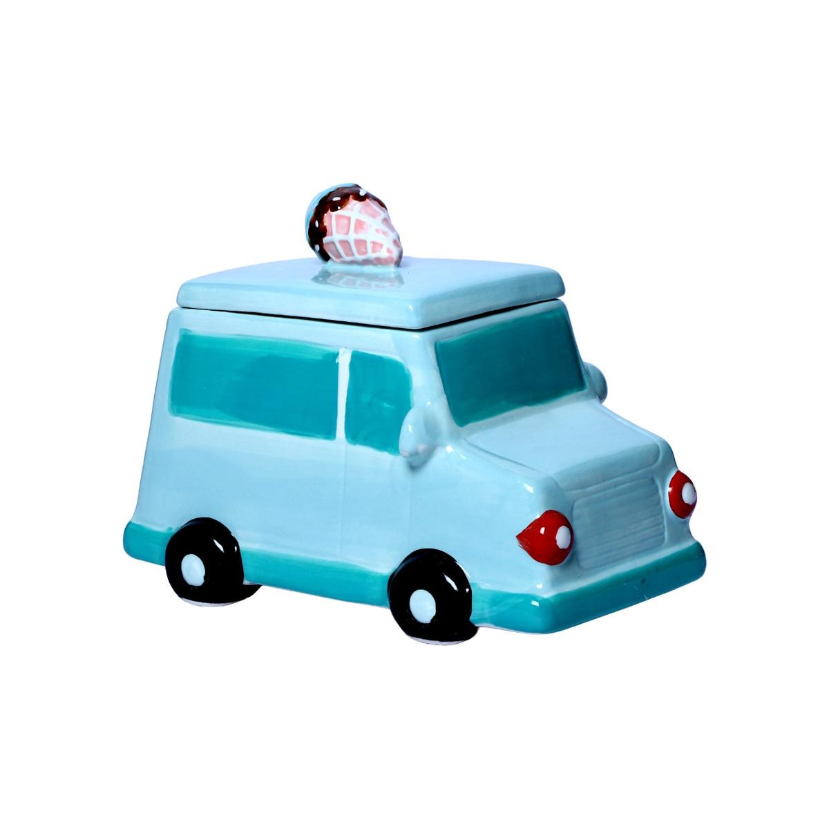 Izzhaar Ice Cream Truck Ceramic Cookie Jar