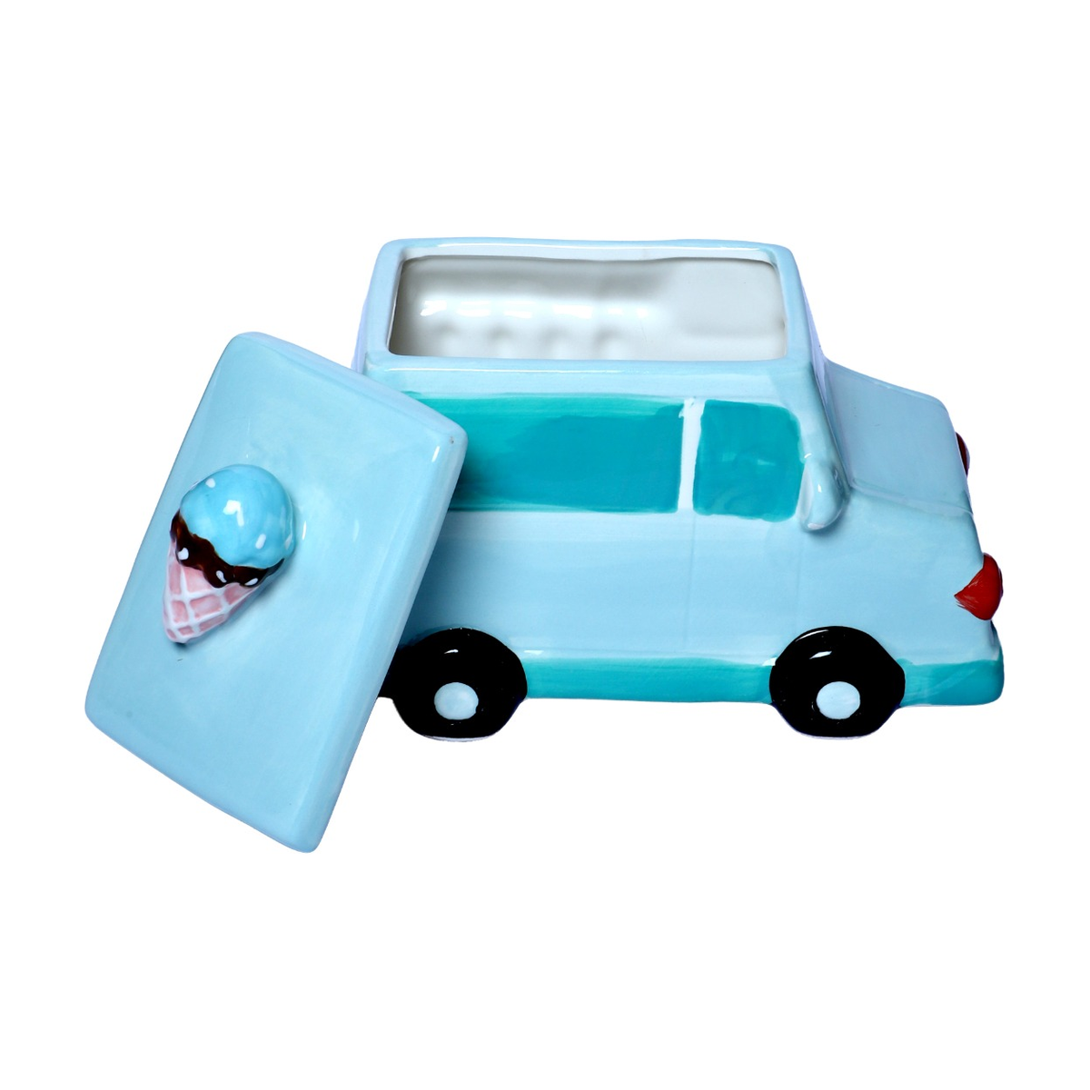 Izzhaar Ice Cream Truck Ceramic Cookie Jar