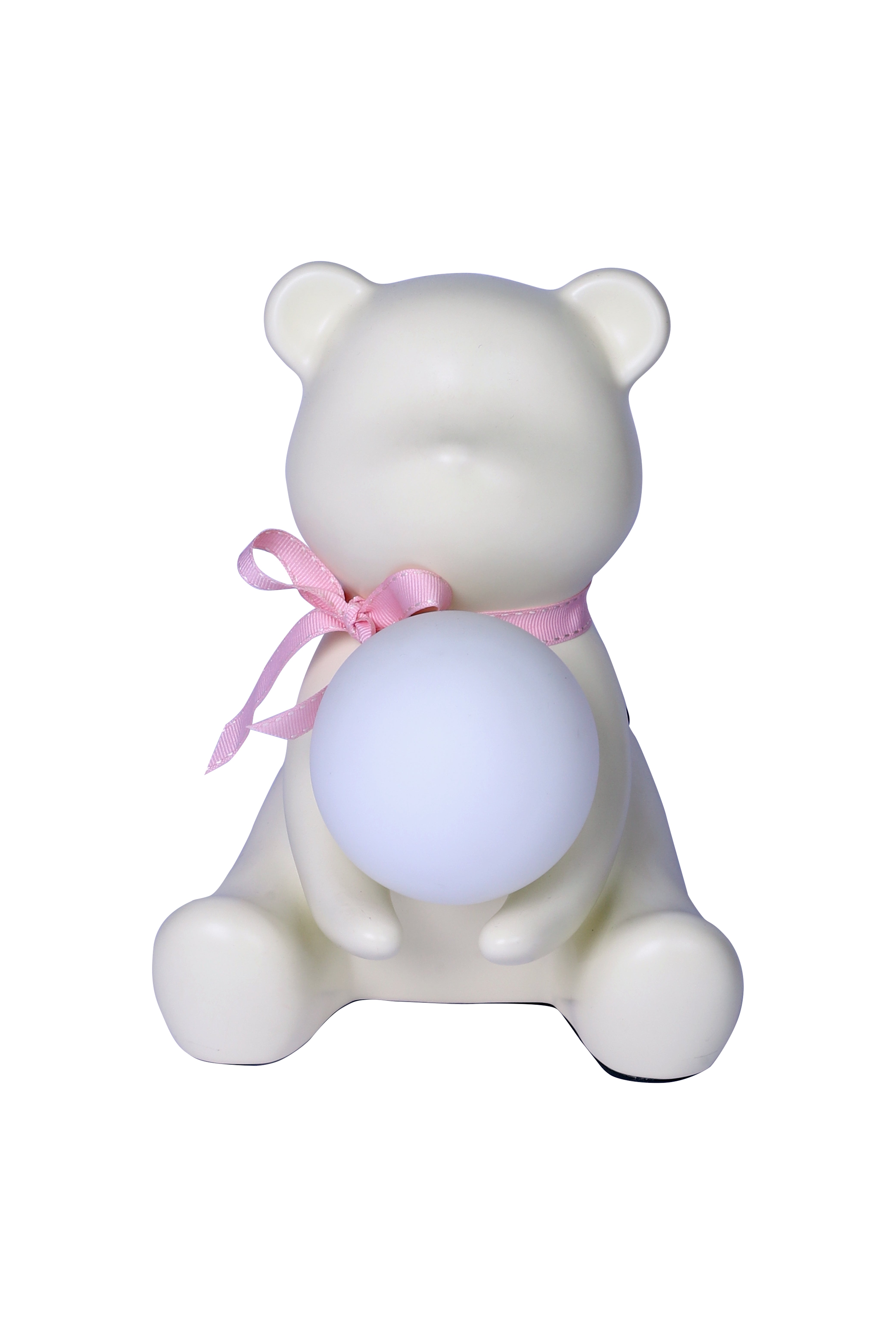 Izzhaar Bear Table Lamp-Matte Vanilla Ice(Q)/Teddy