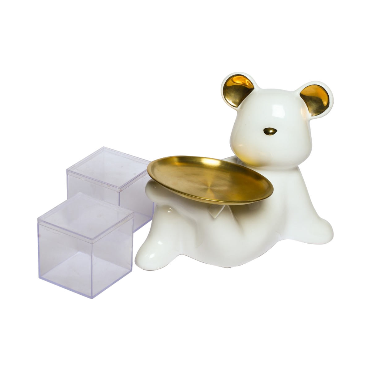 Izzhaar Chic Bear Decorative Serving Tray