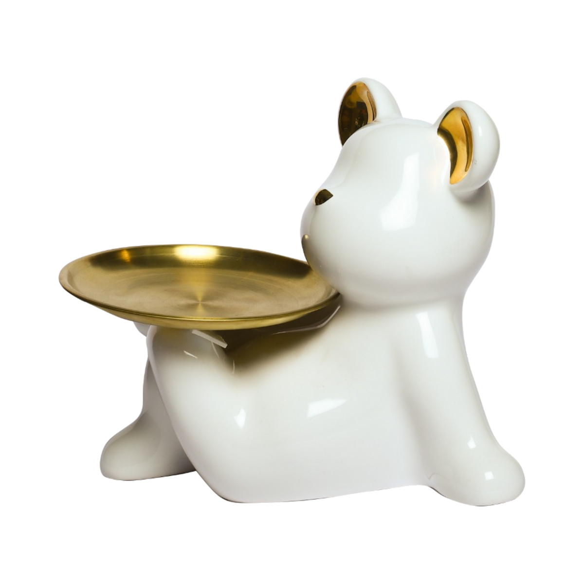 Izzhaar Chic Bear Decorative Serving Tray