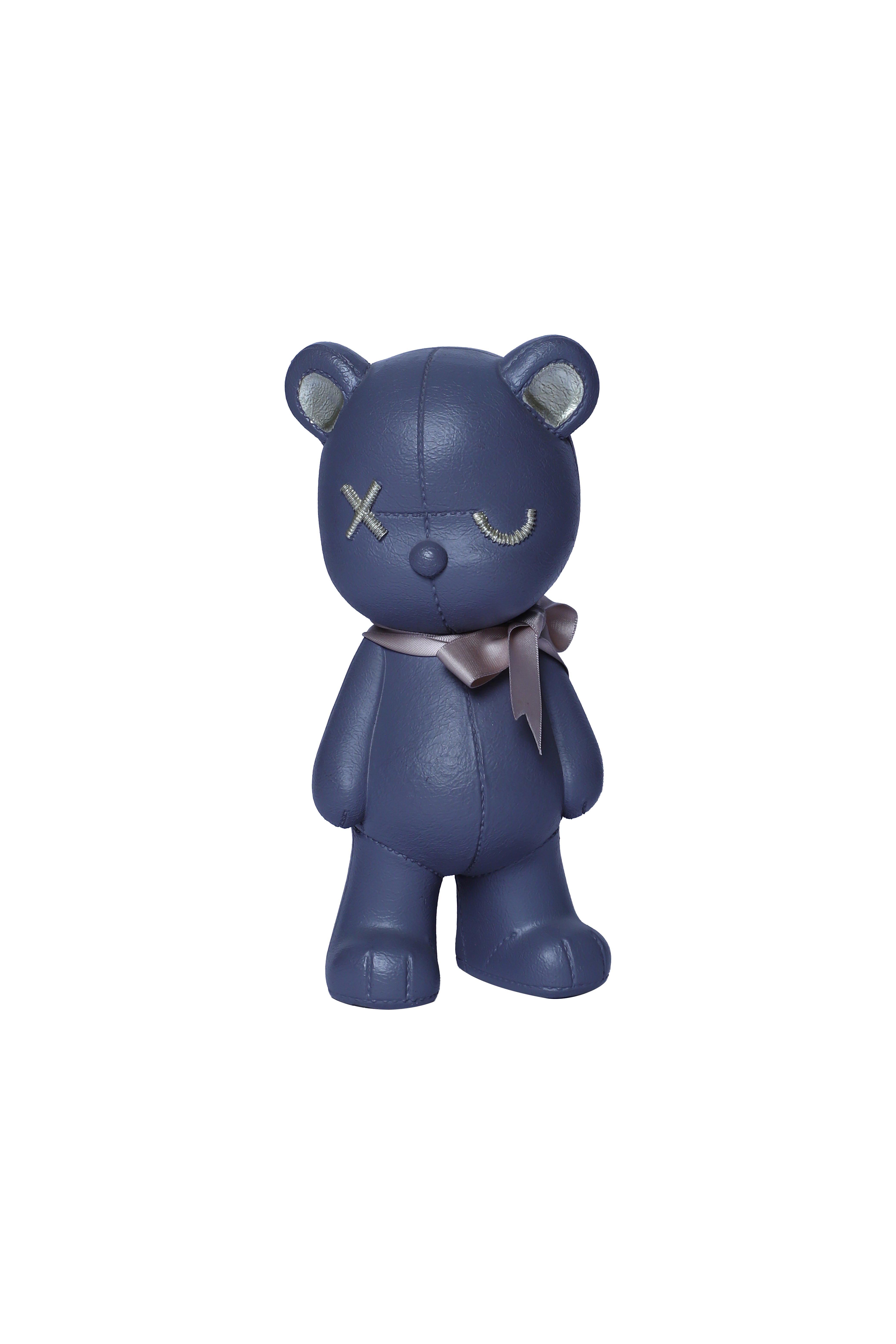 Izzhaar Pippi Bear -Grey/One Eye Teddy