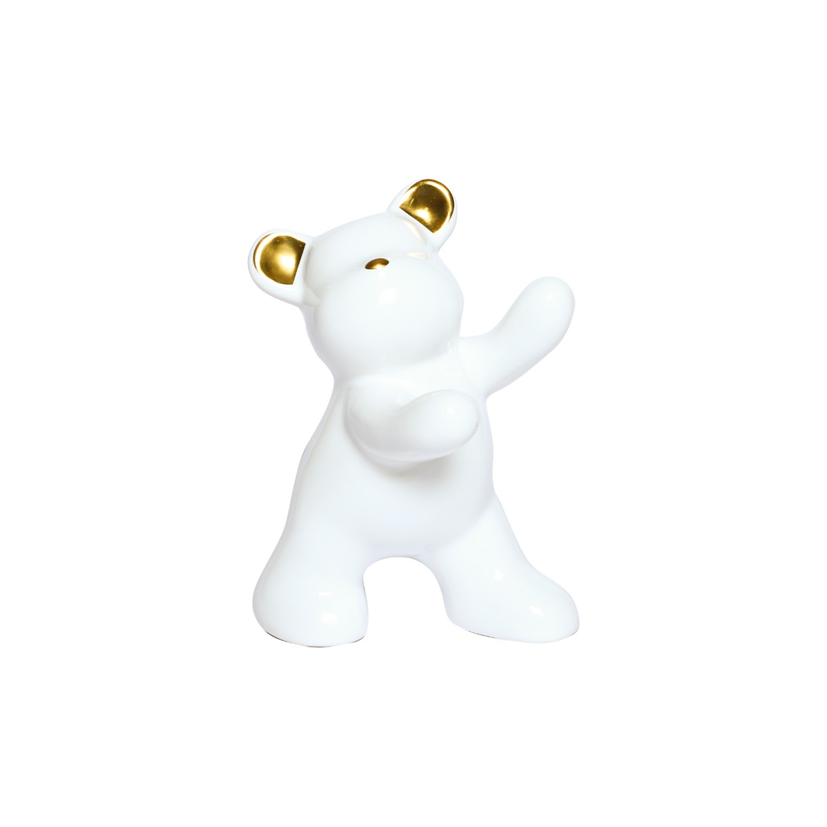 Izzhaar Black & White Bear Decorative Bookend Set