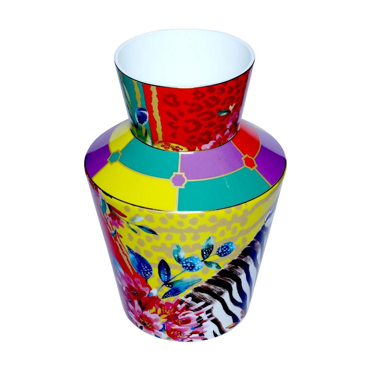 Izzhaar Wild Charm Zebra Vase