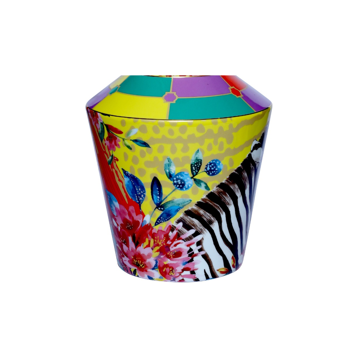 Izzhaar Wild Charm Zebra Vase