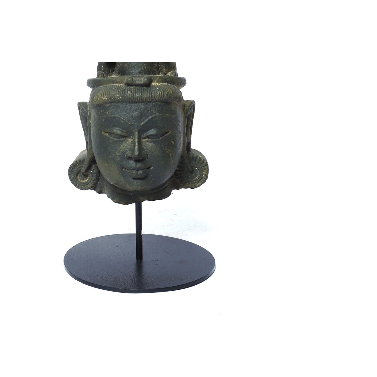 Izzhaar Mahadev Shiva Head Sculpture with Stand