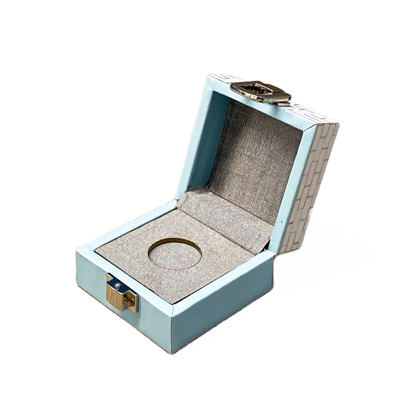 Roman Blue Single Coin Box