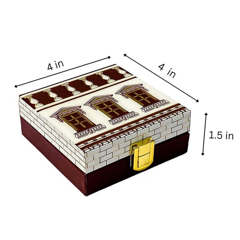 Roman Wine Four Coin Box