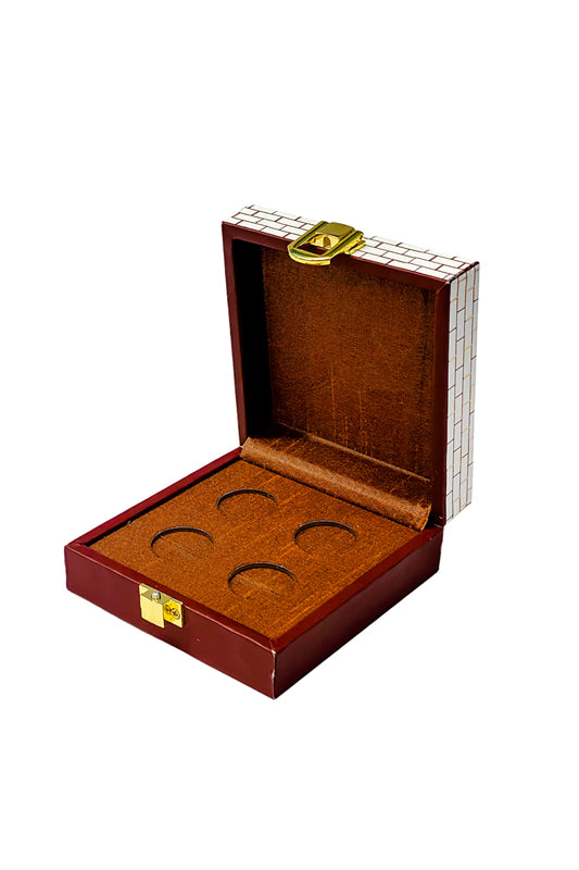 Roman Wine Four Coin Box