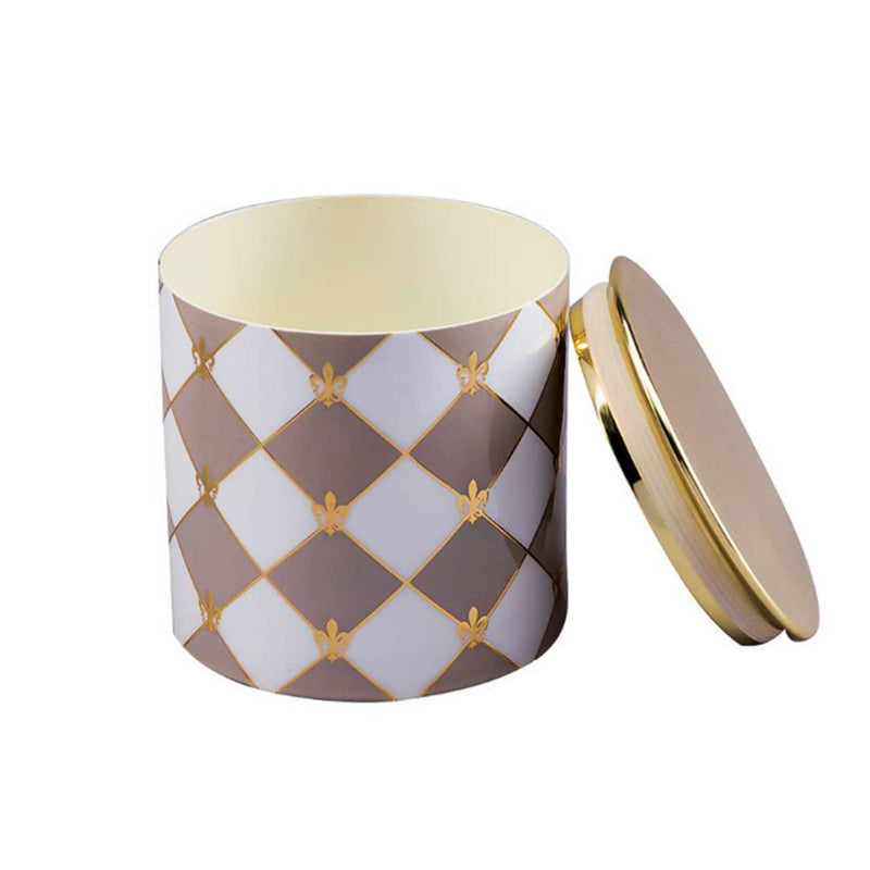 Gingham Cappuccino Goodies Jar