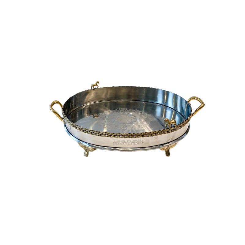 Mustang Oval Serving Tray