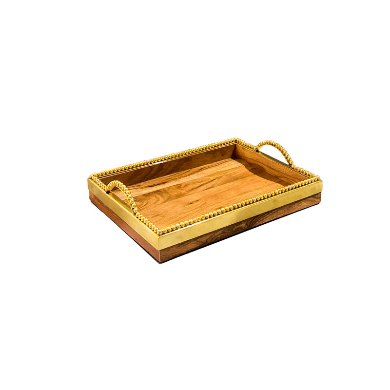 Golden Forest Serving Tray