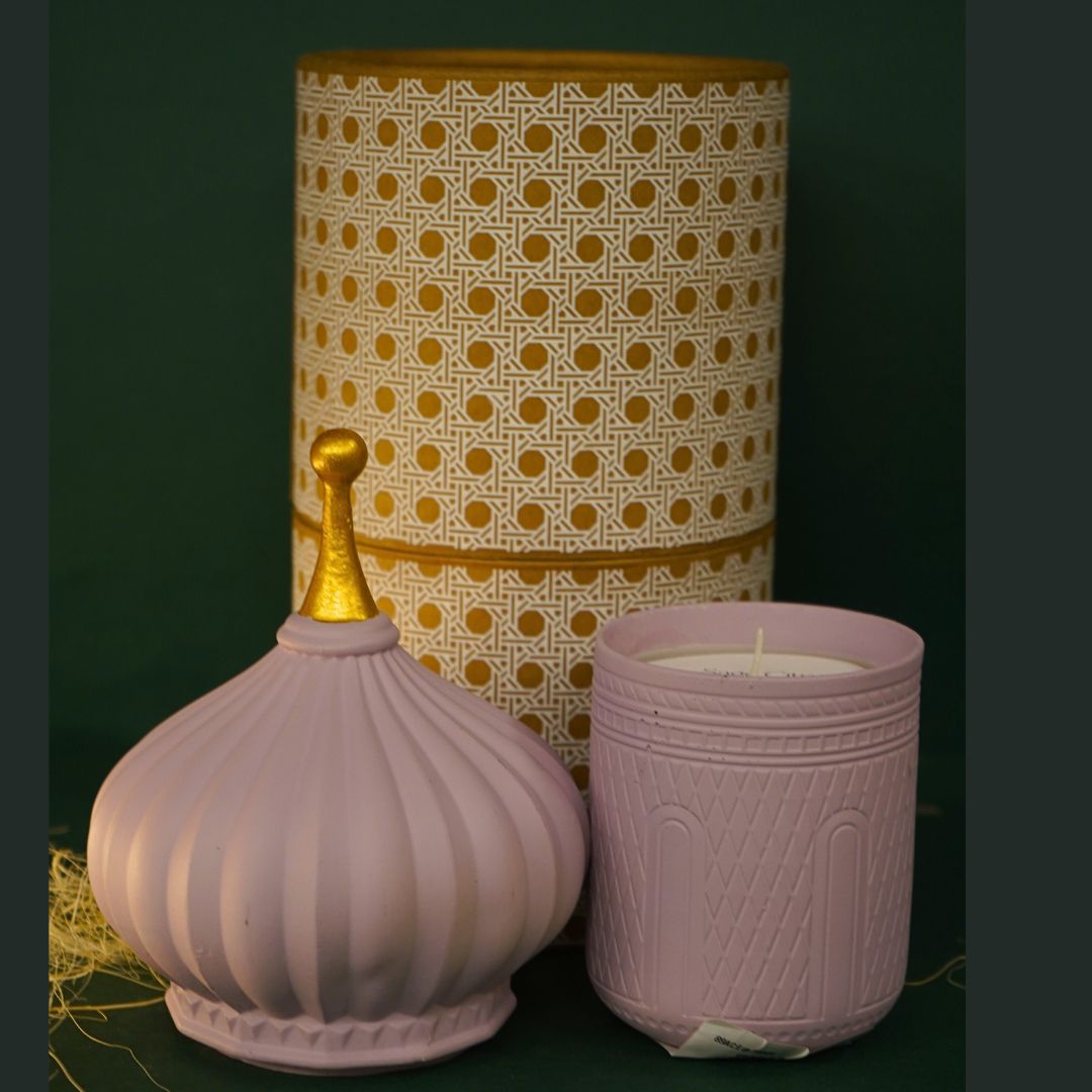 Enhabit Spire Ceramic Decorative Jar Small - Beige.