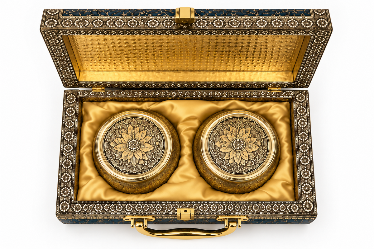 Izzhaar Blue Elephant Heritage Gift Trunk