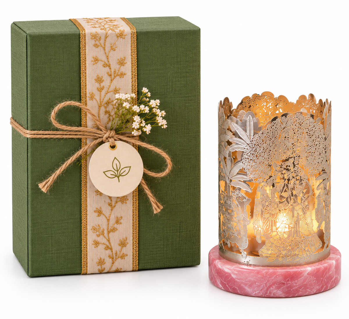 Izzhaar Radha Krishna Eternal Glow Lantern