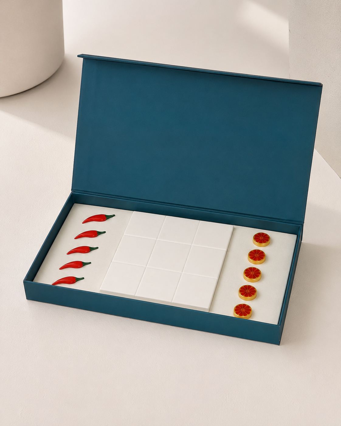 Izzhaar Chili & Citrus Tic-Tac-Toe Game Set
