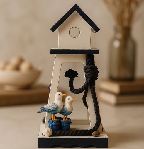 Izzhaar Nautical Lighthouse Showpiece with Seagulls